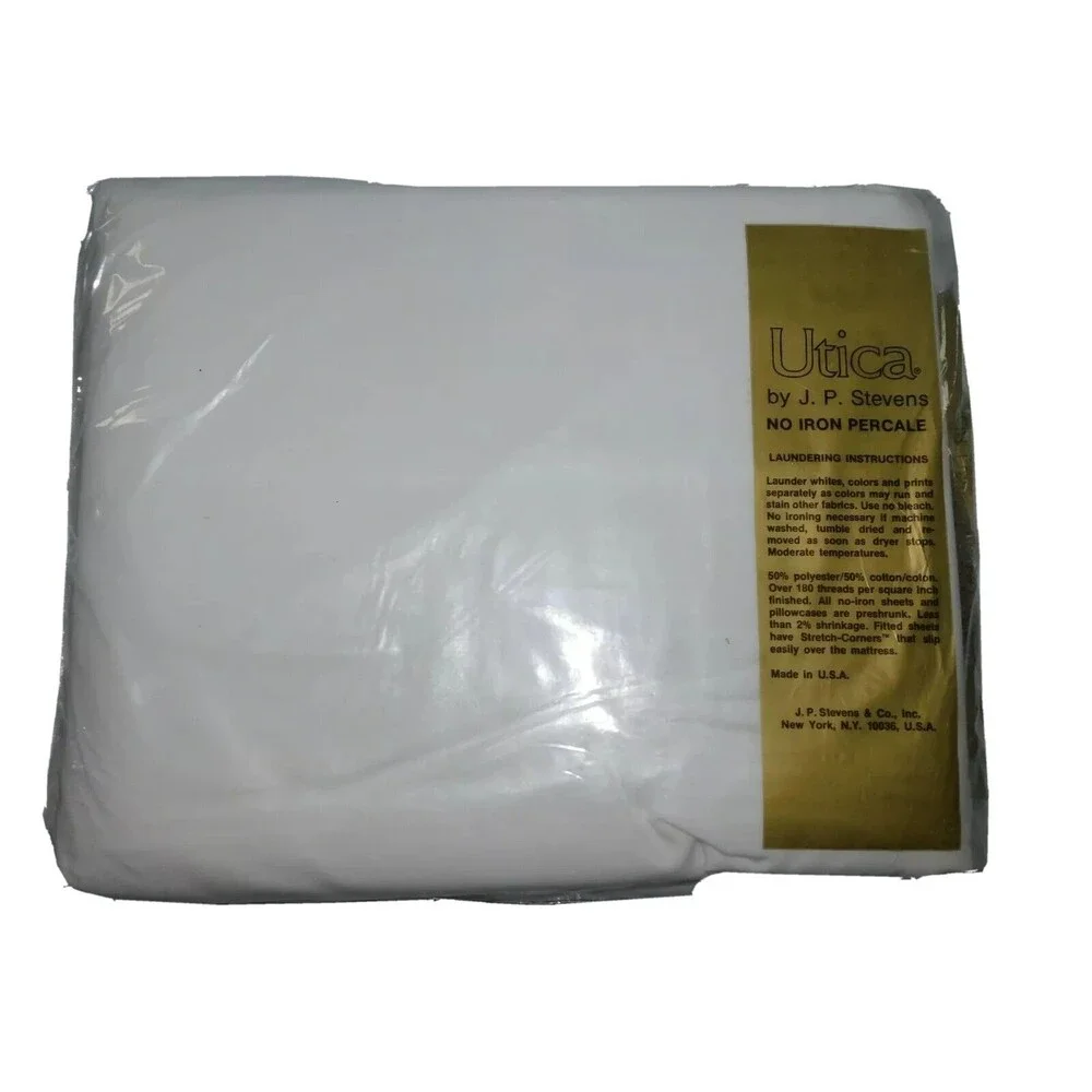 UTICA FULL FLAT SHEET White ~NIP~